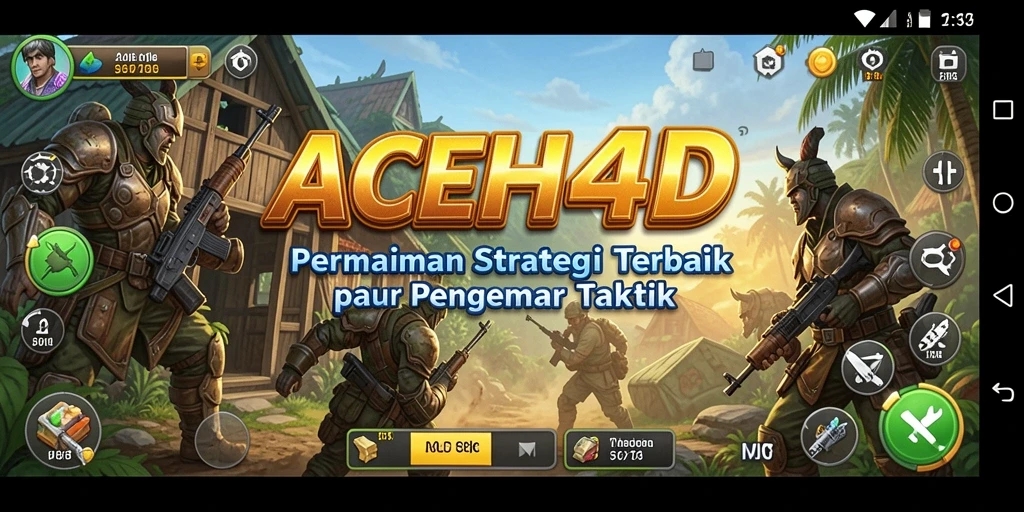 Tampilan gameplay menegangkan dari ACEH4D dengan elemen strategi yang memikat.