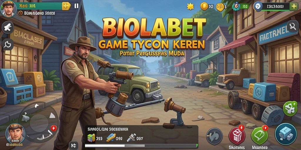 Menampilkan gameplay menarik dalam BIOLABET yang penuh strategi Tycoon.
