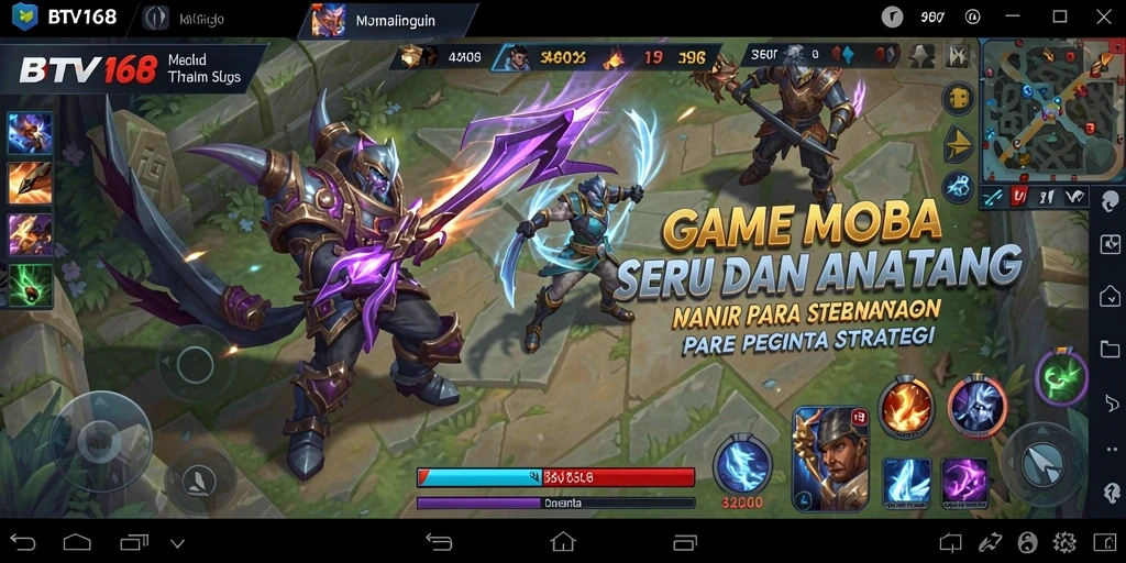 Tampilan gameplay yang dinamis dan seru dari BTV168.