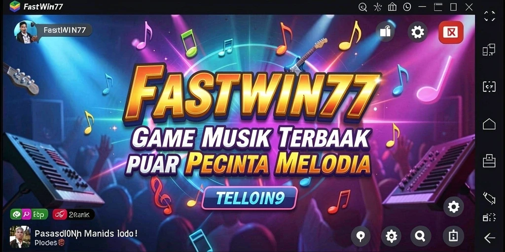 Tampilan gameplay menarik dari FASTWIN77 dengan berbagai tantangan musik.