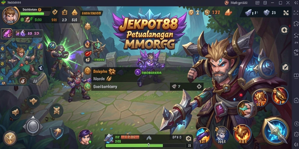 Gameplay JEKPOT88 yang seru dan menantang di dunia MMORPG.