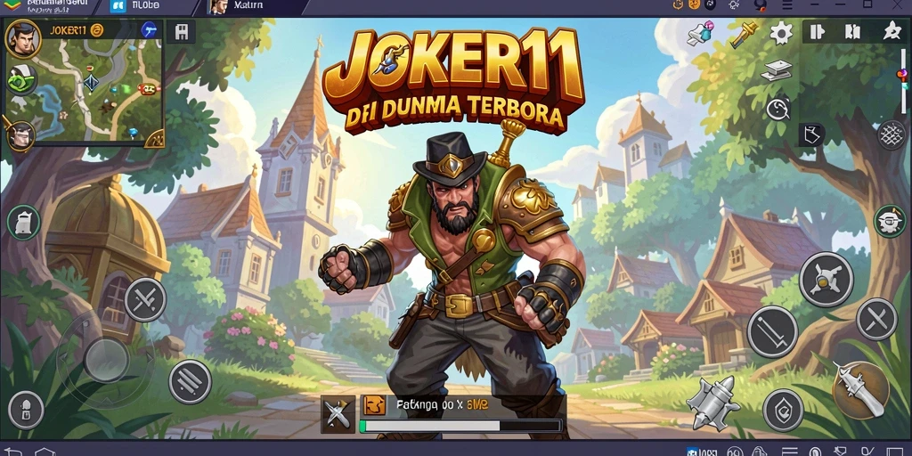 Tampilan gameplay Open World yang mendebarkan dan penuh petualangan.