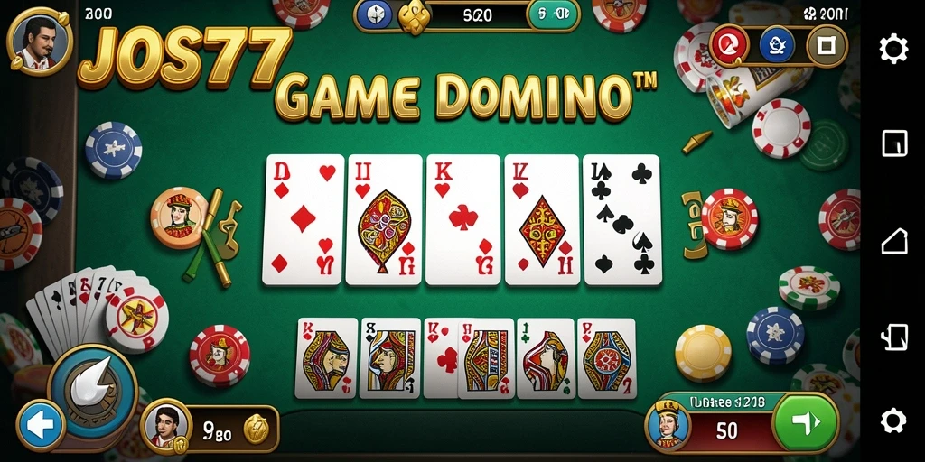 Gameplay Domino yang seru dan interaktif di JOS77.