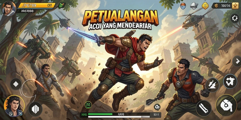 Tampilan seru dari gameplay JP6789 yang memukau.