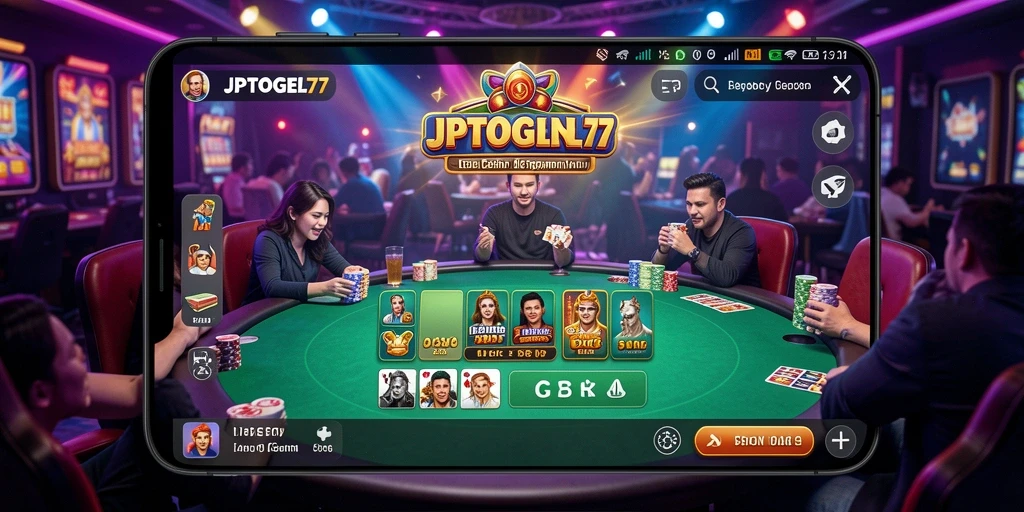 Tampilan gameplay Live Casino yang menarik dan interaktif di JPTOGEL77.