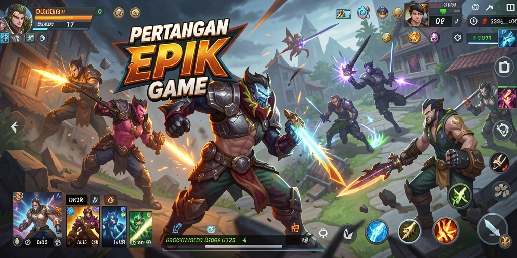 Tampilan gameplay seru dan menegangkan di OLX128.
