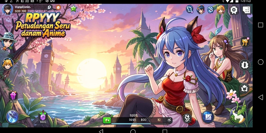 Gameplay seru RPYYY dalam dunia Anime yang menakjubkan.