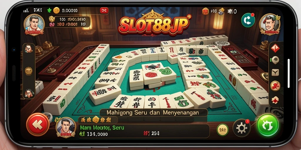 Screenshot menampilkan gameplay seru dari SLOT88JP Mahjong.