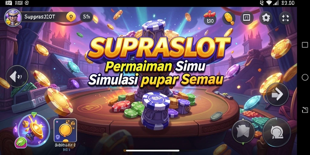 Screenshot gameplay SUPRASLOT menampilkan suasana permainan yang menarik dan penuh tantangan.