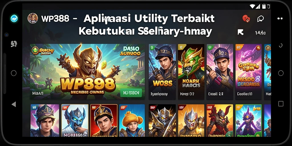 Tampilan antarmuka WP888 yang sederhana dan fungsional.